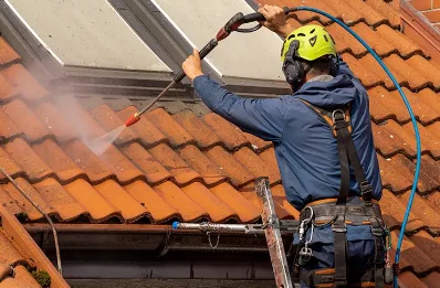 Démoussage et hydrofuge de toiture au Tech