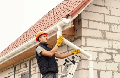 Pose et remplacement de gouttières au Tech